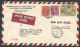 1948 Special Delivery Airmail Cover 17c War/Peace CDS Vancouver BC Importers Corner Card - Histoire Postale