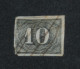 BRAZIL 1850, Figure, "Cat's Eye", Mi #11, Used - Usados