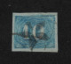 BRAZIL 1854, Figure Colored, Mi #19, Used, CV: €15 - Usati