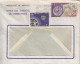 2 Lettres Obl. Sécap Monaco-Ville Et Monte Carlo Les 8/10/64 Et 10/11/65 Sur N° 539A, 540 Et 664, 668 - Briefe U. Dokumente