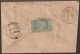 India 1924 K G V Th Stamps On Cover ERROR Perforation Shifted ( A91) - Varietà & Curiosità