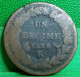 MONNAIE DIRECTOIRE / CONSULAT UN DECIME L'AN 8 K , BORDEAUX ,  DUPRE GRAND MODULE . FRANCE OLD COIN - Other & Unclassified