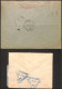 1933 Two Airmail Letters With Different Domestic Airmail Labels One Sent To Berlin Other To England, VF - Luftpost