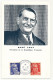 FRANCE - Obl Congrès Du Parlement Versailles 17/12/1953 Sur CP Portrait De René Coty + Griffe Au Dos - Temporary Postmarks