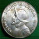 MONNAIE PANAMA 1/2 Balboa 1966 , ARGENT , Armes Nationales / Vasco Nunez  , MEDIO BALBOA Silver Coin - Panamá