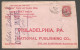 1901 National Publishing Bibles Advertising Cover 2c Numeral Duplex Halifax NS Nova Scotia - Postal History