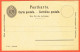 ** SUISSE . CARTE POSTALE . NEUF . 1898 . 5Cts NOIR . ** - Entiers Postaux