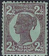 AUSTRALIE Queensland 1897: Le Y&T 81, Neuf*, 2x La Var. "trait Vertical Blanc" + Var. "dent Borgne" - Neufs