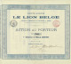 - Lot De 5 Titres De 1873 - Société Anonyme - Le Lion Belge - Service De Navigation De L'Intérieur à  Anvers - Rare - Navigazione