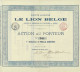 - Lot De 5 Titres De 1873 - Société Anonyme - Le Lion Belge - Service De Navigation De L'Intérieur à  Anvers - Rare - Navy