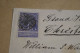 Superbe Envoi Belgique Kristiana,envoyé à William P.Ward,8 Timbres 1897,magnifiques Oblitérations,pour Collection - 1894-1896 Esposizioni