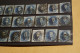 RARE Lot De 21 Timbres Non Dentelés,oblitérations De Bureau De Poste à Identifier,timbres 20 C. - Postmarks - Lines: Distributions