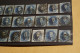 RARE Lot De 21 Timbres Non Dentelés,oblitérations De Bureau De Poste à Identifier,timbres 20 C. - Oblitérations à Barres: Distributions