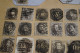 Delcampe - RARE Lot De 47 Timbres Non Dentelés,1860-1861,oblitérations De Bureau De Poste à Identifier,timbres - 1858-1862 Medallions (9/12)