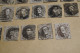 Delcampe - RARE Lot De 47 Timbres Non Dentelés,1860-1861,oblitérations De Bureau De Poste à Identifier,timbres - 1858-1862 Medaglioni (9/12)