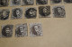 Delcampe - RARE Lot De 47 Timbres Non Dentelés,1860-1861,oblitérations De Bureau De Poste à Identifier,timbres - 1858-1862 Médaillons (9/12)