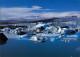 Island Allgemein-Island Iceland ,,Debris In Ice" Glacier, Icy Lagoon  2000 - Islande