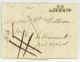 94 LOUVAIN 1807 Pour Hodimont + VERVIERS - 1792-1815: Dipartimenti Conquistati