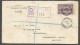 1936 Registered Cover 13c Charlottetown #224 CDS Toronto Ontario To England - Storia Postale