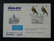 WWF Sur Lettre Premier Vol First Flight Cover Budapest Zurich Malev 1989 - Storia Postale