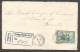 1945 Registered Cover 14c War Tank #259 CDS Winnipeg Manitoba Sub 29 To Toronto Ontario - Postal History