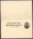 UY3 UPSS MR5 Sep.5b Postal Card With Reply Mint PLATEFLAW 1902 $75.00 - ...-1900