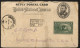 UY3r Reply Card Indore INDIA To Richmond VA 1899 SEA POST POSTAGE DUE - ...-1900