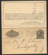 UY4 Postal Card With Reply Detroit MI To Bridgeton NY 1901 - 1901-20