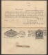 UY4 Postal Card With Reply St. Paul MN To Topeka KS 1904 - 1901-20