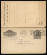 UY4 Postal Card With Reply New York NY To Jersey City NJ 1911 - 1901-20