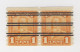 Canada Scroll Coil Stamp #160xx-1c Pair Pre Cancelled MH F/VF - Rollen