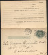 UY6 Sep.3 Postal Card With Reply Chicago IL - Columbus IN 1915 Cat. $25.00 - 1901-20