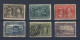 6x Used Canada 1908 Quebec Tercentenary Stamps 1/2c-1c-2c-5c-7c-10c - Oblitérés