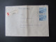 Schweiz 1956 Freimarken Landschaften Nr.537 (2) MeF Einschreiben Basel 2 Annahme Nach Dresden Klotzsche DDR - Briefe U. Dokumente