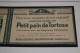 Ancien Carnet De 20 Timbres Publicitaires,Bon Génie,Petit Pain De Tortosa,France,complet, RARE - Ungebraucht