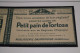 Ancien Carnet De 20 Timbres Publicitaires,Bon Génie,Petit Pain De Tortosa,France,complet, RARE - Unused Stamps