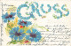 FANTAISIES - Gruss - Fleurs - Carte Postale Ancienne - Autres & Non Classés
