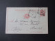 Italien 1907 Doppelkarte Livorno - Anvers Eigenhändige Karte AUTOGRAMM UNTERSCHRIFT Sperati / Bruder Von Jean De Sperati - Ganzsachen