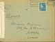 Guerre 40 YT Belgique N°430 CAD Leuven 2 18 II 40 Censure Bande + Cachet BA 34 = Amiens - WW II