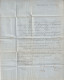 1858 - 5c EMPIRE NON DENTELE ! SEUL SUR LETTRE TARIF FAIRE PART ! De MARSEILLE - COTE MAURY 2009 = 300 EUR ! - 1853-1860 Napoleon III