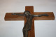 C290 Objet Religieux - Christ Sur La Croix - Bois - Arte Religioso