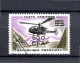 Reunion (France) 1959 Old Overprinted Airmail Stamp (Michel 410) Used - Luchtpost