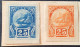 1891 Rütli Essai 25 Rp In Stichtiefdruck 6 Versch. Farben ZNr 67.2.05 (Schweiz Essay Probedruck Switzerland Grütli - Unused Stamps