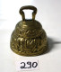 C290 Ancienne Cloche En Bronze - Laiton - Antique éléphant - Bells