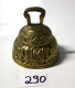C290 Ancienne Cloche En Bronze - Laiton - Antique éléphant - Klokken