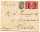 EX-COLONIES ANGLAISES - NATAL - LETTRE DE VERULAM POUR WURZBURG, 1896 - Natal (1857-1909)