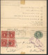 UY7 Postal Card With Reply Chicago IL POSTAGE DUE RETURNED 1948 - 1901-20