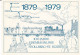 Germany DDR  Spec Card 100 Jahre Eisenbahnlinie Stollberg - St. Egidien  16-08-1979 - Tramways