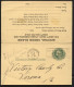 UY7 Postal Card With Reply Reading PA - Verona PA BOTH CARDS USED 1936 - 1901-20