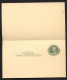 UY7 Sep.4 Postal Card With Reply PLATE FLAW White Point Under Right 1 Uncomplete - 1901-20